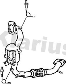 Klarius 323820 - Catalizzatore autozon.pro