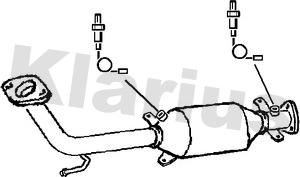 Klarius 322502 - Catalizzatore autozon.pro