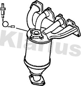 Klarius 322099 - Catalizzatore autozon.pro