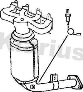 Klarius 322055 - Catalizzatore autozon.pro