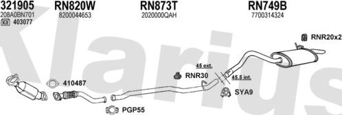 Klarius 270571U - Impianto gas scarico autozon.pro