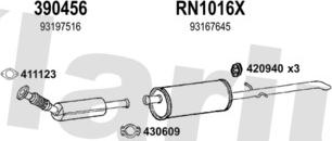 Klarius 270656U - Impianto gas scarico autozon.pro