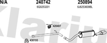 Klarius 790528E - Impianto gas scarico autozon.pro