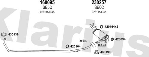 Klarius 790005E - Impianto gas scarico autozon.pro