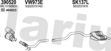 Klarius 780298U - Impianto gas scarico autozon.pro