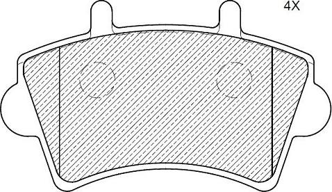 Klaxcar France 24971z - Kit pastiglie freno, Freno a disco autozon.pro