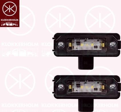 Klokkerholm 95230851 - Luce targa autozon.pro