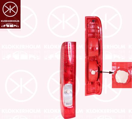 Klokkerholm 50890715 - Luce posteriore autozon.pro