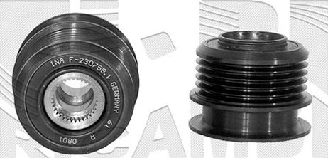 KM International FI9890 - Puleggia cinghia, Alternatore autozon.pro