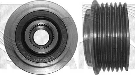 KM International FI14380 - Puleggia cinghia, Alternatore autozon.pro