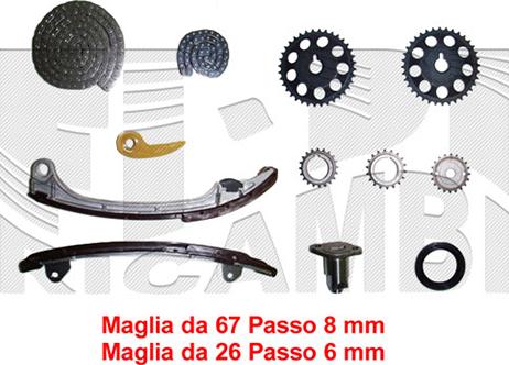 KM International KCD046 - Kit catena distribuzione autozon.pro