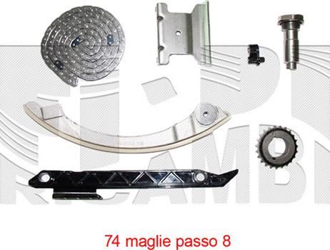 KM International KCD055 - Kit catena distribuzione autozon.pro