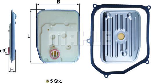 KNECHT HX 147KIT - Filtro idraulico, Cambio automatico autozon.pro