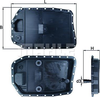 KNECHT HX 154 - Coppa olio, Cambio automatico autozon.pro