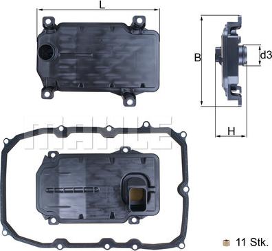 KNECHT HX 187 KIT - Filtro idraulico, Cambio automatico autozon.pro