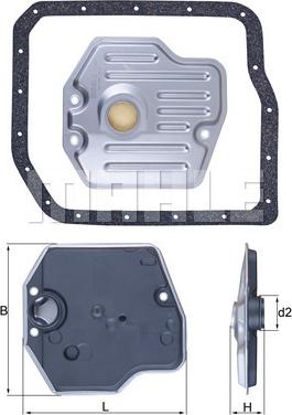 KNECHT HX 245D - Filtro idraulico, Cambio automatico autozon.pro