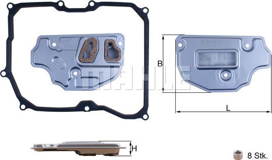 KNECHT HX 256D - Filtro idraulico, Cambio automatico autozon.pro