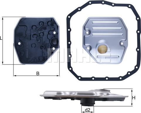 KNECHT HX 265D - Filtro idraulico, Cambio automatico autozon.pro