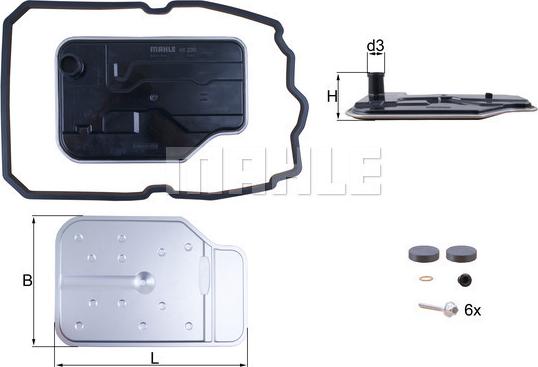 KNECHT HX 230 KIT - Filtro idraulico, Cambio automatico autozon.pro