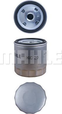 KNECHT KC 20 - Filtro carburante autozon.pro