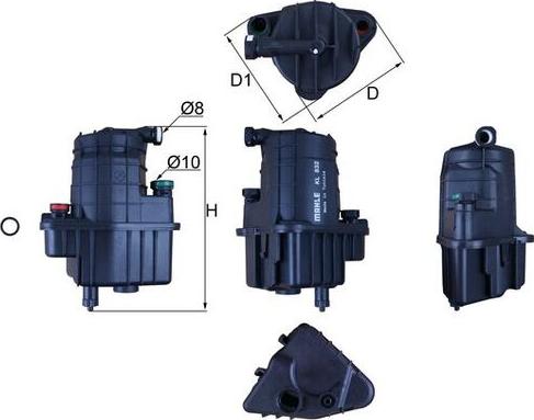 KNECHT KL 832D - Filtro carburante autozon.pro