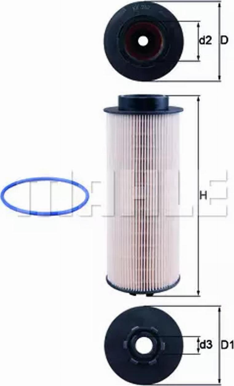 KNECHT KX 262D - Filtro carburante autozon.pro