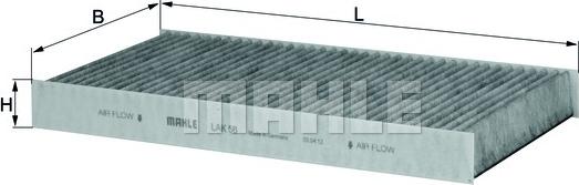 KNECHT LAK 56 - Filtro, Aria abitacolo autozon.pro