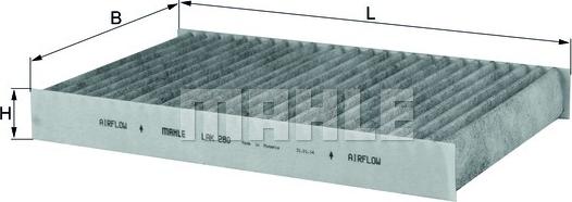 KNECHT LAK 280 - Filtro, Aria abitacolo autozon.pro