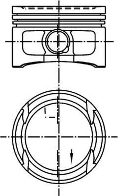 Kolbenschmidt 99909600 - Pistone autozon.pro