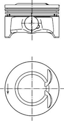 Kolbenschmidt 99659600 - Pistone autozon.pro