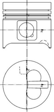 Kolbenschmidt 99877960 - Kit riparazione, Pistone / Canna cilindro autozon.pro