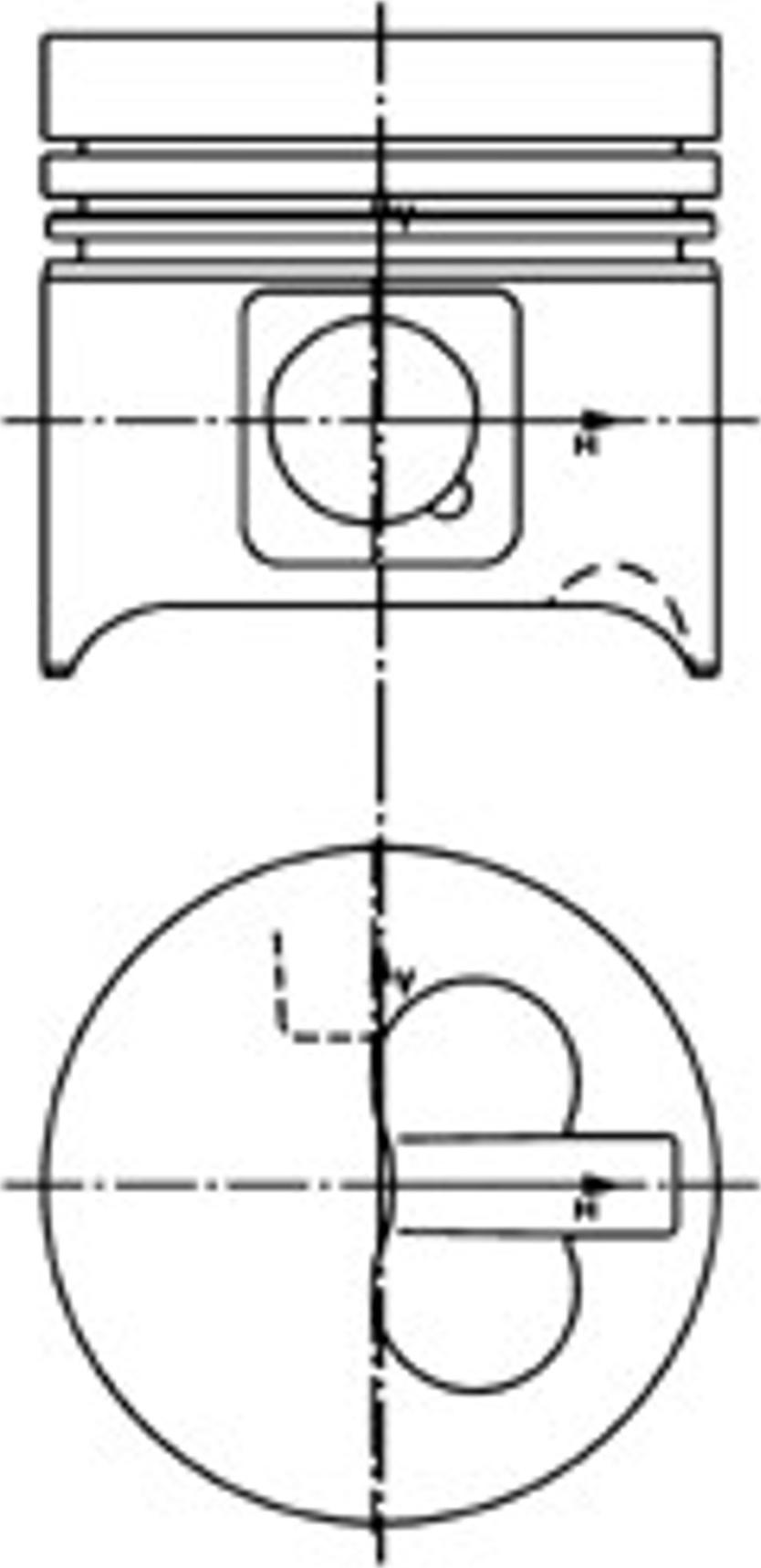 Kolbenschmidt 99877610 - Pistone autozon.pro