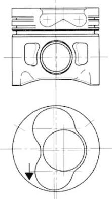 Kolbenschmidt 94428700 - Pistone autozon.pro