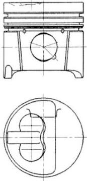 Kolbenschmidt 94786700 - Pistone autozon.pro