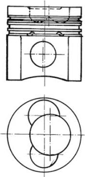Kolbenschmidt 90050600 - Pistone autozon.pro