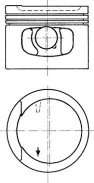 Kolbenschmidt 91128620 - Pistone autozon.pro