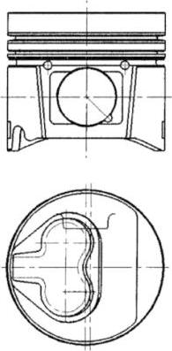 Kolbenschmidt 91313700 - Pistone autozon.pro