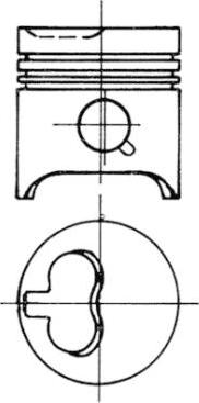 Kolbenschmidt 93648710 - Pistone autozon.pro