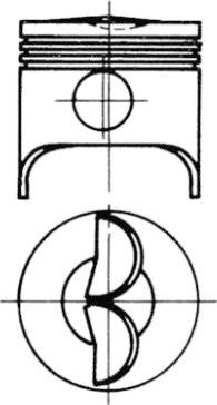 Kolbenschmidt 93145600 - Pistone autozon.pro