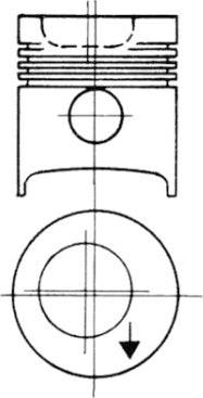 Kolbenschmidt 93858600 - Pistone autozon.pro