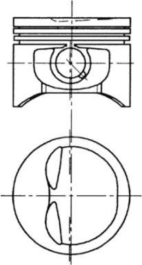 Kolbenschmidt 92292600 - Pistone autozon.pro