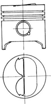 Kolbenschmidt 92231640 - Pistone autozon.pro