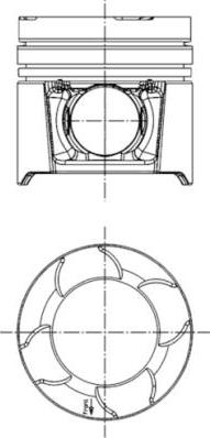 Kolbenschmidt 97460960 - Kit riparazione, Pistone / Canna cilindro autozon.pro