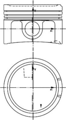 Kolbenschmidt 40434600 - Pistone autozon.pro