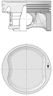 Kolbenschmidt 40571600 - Pistone autozon.pro