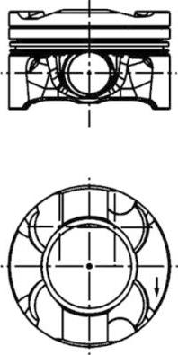 Kolbenschmidt 40653600 - Pistone autozon.pro