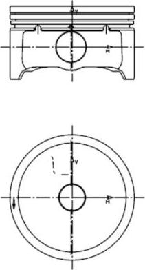 Kolbenschmidt 40616601 - Pistone autozon.pro