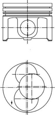 Kolbenschmidt 40093700 - Pistone autozon.pro