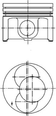 Kolbenschmidt 40092700 - Pistone autozon.pro