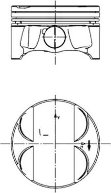 Kolbenschmidt 40085600 - Pistone autozon.pro